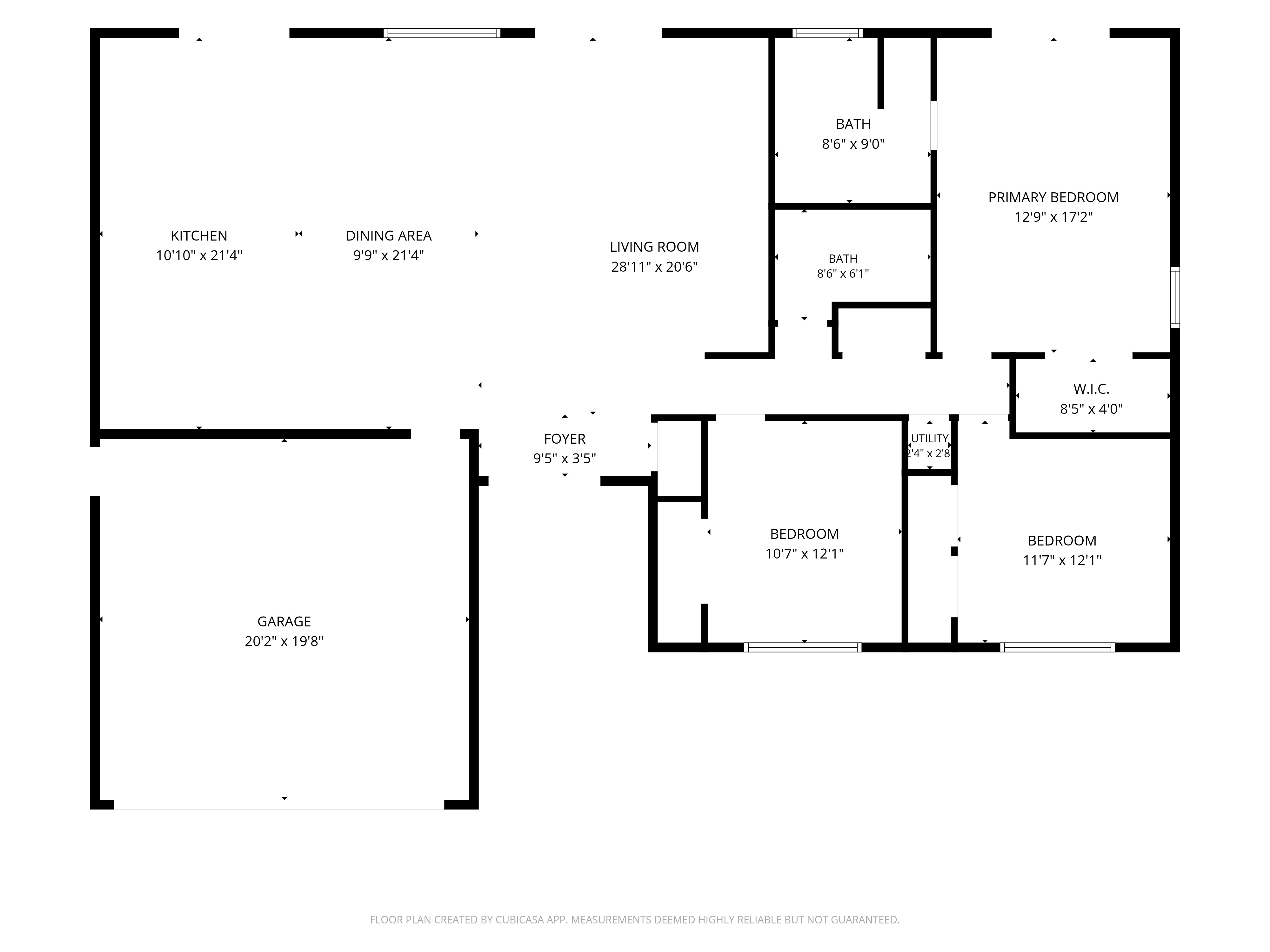 Floor plan of 13300 SW 99th Terrace